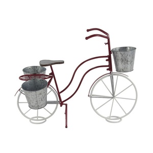 Fresh Selling Beautiful Design Decorative Metal Planter <b>Cycle</b> Shape Elegant Flower Pot for Home Garden Decoration - Product Image 5