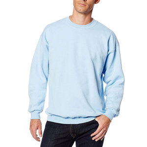 Sweat-shirt à col rond en molleton de coton pour homme, de haute qualité, personnalisé ODM/OEM, coupe ample, uni, mode hiver, décontracté, streetwear - Product Image 5