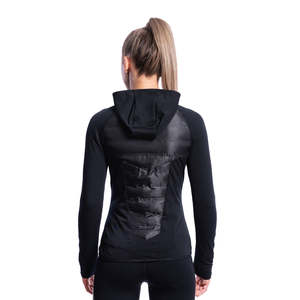 Chaqueta de Entrenamiento Ultrasónica Cortavientos para Mujer con Logotipo Frontal, Material Spandex/Nylon, Construcción sin Costuras - Product Image 3