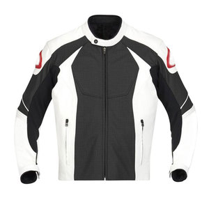 Chaqueta de Motociclismo para Hombre, Unisex, de Cuero, Manga Larga, Clásica, Resistente, Personalizable - Product Image 3