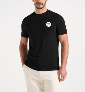 T-shirt graphique court et ample personnalisé pour homme, style streetwear, 100 % coton, séchage rapide pour la gym, impression DTG effet vieilli - Product Image 1