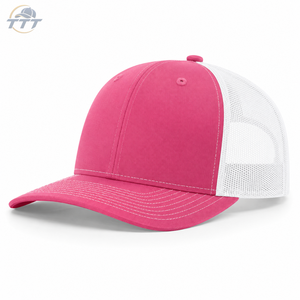 Casquette Trucker en Maille Marron et Blanche à 6 Panneaux Personnalisée en Gros |   Casquette Snapback brodée OEM ODM fabriquée au Vietnam - Product Image 4
