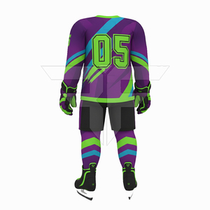 Nouveau style Maillot de hockey sur glace pour l'entraînement de football Maillot de hockey sur glace de qualité supérieure Ensemble de maillots de hockey sur glace Maillots de sport imprimés par transfert - Product Image 3