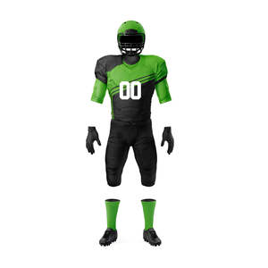 Uniforme de Fútbol Americano Corto Personalizado de Primera Calidad, Económico y de Alta Calidad, con Tecnología de Absorción de Humedad, Venta al Por Mayor, Poliéster de Alta Calidad - Product Image 5