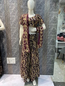 Black georget Embroidered Party <b>Dress</b> With Floral <b>Pattern</b> V-Neck Sleeveless <b>A</b>-<b>Line</b> Party Wear Elegant Winter <b>Dress</b> - Product Image 4