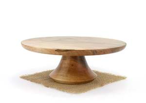 Soporte para Pastel Redondo de Madera Rústico, Popular, Duradero, Hecho a Mano, Ecológico, Resistente al Calor y Apto para Lavavajillas para Uso en la Cocina del Hogar - Product Image 2