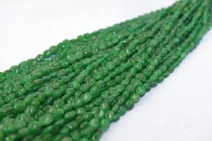พลอย tsavorite ธรรมชาติหลวม2.5*4มมรูปไข่เส้นเรียบสำหรับการทำเครื่องประดับ - Product Image 4