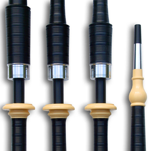 NAQQASH SPORTS Bagpipes en bois de rose WA-001 Clé Bb Finition polie Instrument de pratique et de performance pour adultes et enfants - Product Image 2