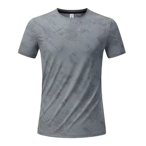 Camiseta Deportiva de Manga Corta para Hombre, con Estampado Moderno, de Secado Rápido, Cuello Redondo, para Entrenamiento - Product Image 2