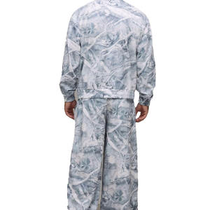 Wholesale Price Lightweight Breathable Winter Streetwear Tracksuit Hooded Drawstring <b>Jacket</b> Jogger Set Athletic Sportswear - Product Image 4