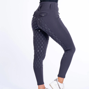 Customized Women's Winter Horse Riding Pants with side Pocket Full Seat Riding <b>Tights</b> Fleece <b>Lined</b> Equestrian Jodhpur & Breeches - Product Image 4