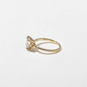 Anillo de Compromiso Solitario con Diamante Cultivado en Laboratorio de 2 Quilates, Oro de 14K con Baño de Rodio, Corte Brillante, 4 Puntas, Clásico, Certificado IGI, Personalizado, Fino - Product Image 5