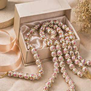 Perles en verre soufflé à la main en forme de cœur, 18 mm, blanches, pour la création de bijoux décoratifs, fabrication de colliers, bracelets, fournitures artisanales EXCEL - Product Image 5