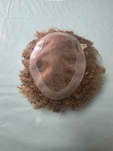 Prothèse capillaire homme en cheveux humains indiens Remy bouclés, base mono - TAZ HAIR BANGLADESH - Product Image 2