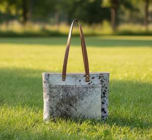 Sac fourre-tout en cuir véritable de haute qualité avec poils, sac à main multifonction pour femme, été, LHTB-0081 - Product Image 1