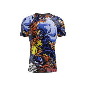 Rash Guard Best Jiu Jitsu <b>Compression</b> <b>Shirt</b> MMA <b>Custom</b> Direct Injection <b>Design</b> Fightwear UPF50 Short Martial Arts Apparel - Product Image 4