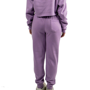 <b>Women</b> Cropped Full Zip Hooded Tracksuit Set Wide Leg <b>Trousers</b> Drawstring Waist Relaxed Two Piece Casual Streetwear Lounge Outfit - Product Image 6