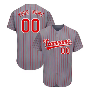 Camiseta de Béisbol Personalizada de Calidad Profesional, Talla Grande, Transpirable, Antibacteriana, de Secado Rápido, con Impresión por Sublimación de Poliéster - Product Image 5