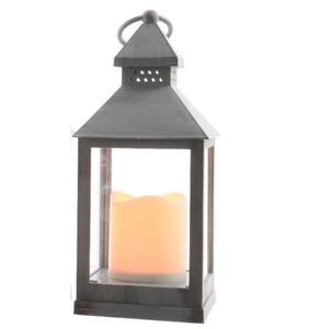 Farol de metal para velas de diseño novedoso, estilo único, farol moderno para decoración del hogar y jardín. - Product Image 1