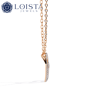 Collier en diamant de laboratoire, pendentif en diamant, bijoux en diamant de laboratoire - Product Image 3