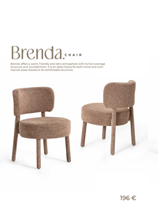 Modern Upholstered Living Room Chair Round Seat Backed Side Chair with Wood Legs Accent <b>Seating</b> for Home Hotel - Product Image 1