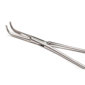 Pinzas Heaney de Acero Inoxidable, Instrumento Quirúrgico, Pinza Curva para Procedimientos Ginecológicos y de Cirugía General - Product Image 5