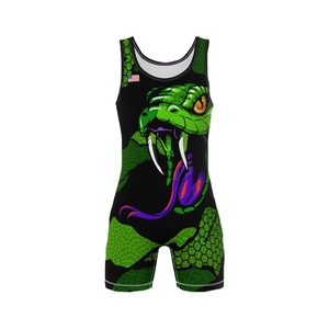 Wholesale Sublimated Mens Wrestling Singlet Custom Design Weightlifting Training Performance Suit <b>Athletic</b> Wear - Product Image 3