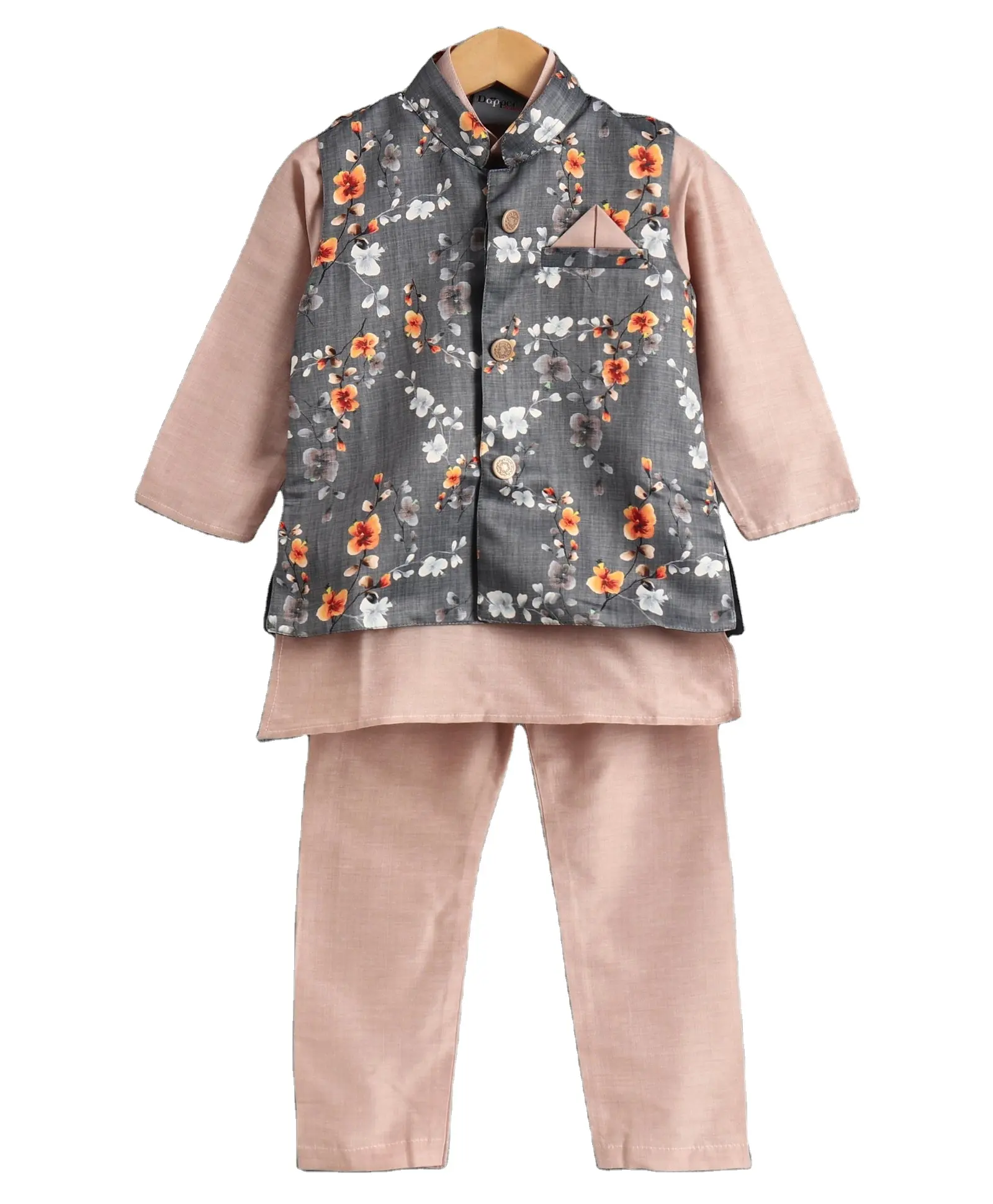 volledige mouwen effen kleur Kurta met pyjama Traditionele jurk etnische jurk voor new born baby boy's dhoti kurta Kleding Jongenskleding Tops & T-shirts wit 