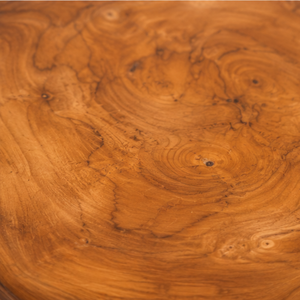 Table d'appoint ARTERRA de luxe faite à la main en racine de teck écologique et biologique, forme naturelle, table d'appoint moderne, table de chevet pour chambre à coucher - Product Image 5