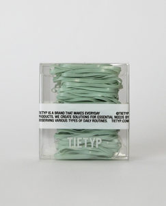Coleteros TIETYP, Bandas Elásticas de Goma de Color Sólido, Minimalistas y Modernas para Uso Diario, Paquete para Mujer, Empaquetado en Cartón, Hecho en Corea - Product Image 1