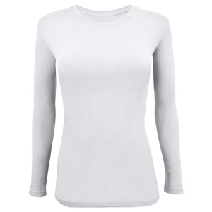 T-shirt à manches longues pour femme avec trous pour les pouces, uniforme d'infirmière tendance, blouses d'hôpital, vente en gros pour femmes - Product Image 6