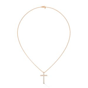 Collar de Oro Rosa con Colgante de Diamante Creado en Laboratorio para Mujer, Ideal para Regalos de Cumpleaños y Bodas - Product Image 3