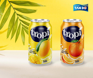 Boisson gazeuse An Do 330ml – Purée de jus aux saveurs tropicales mélangées |   Échantillon gratuit |   Service OEM/ODM - Product Image 1