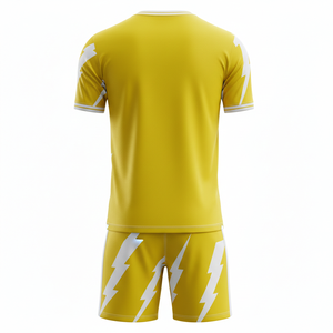 Maillot de football unisexe avec short, ensemble deux pièces de compétition Elite Pro, uniforme de football, vêtements de sport à séchage rapide, OEM personnalisé - Product Image 2