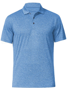 Polo en coton rouge pour homme, manches courtes, décontracté, avec poche, respirant, tissé, couleur unie, coupe classique - Product Image 6