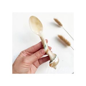 Cuchara de café/té bohemia de nácar, hecha de nácar 100% auténtico, tendencia en regalos de Navidad 2026 - Product Image 3
