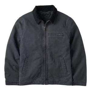 Chaqueta Detroit de Lona Resistente Personalizada, Chaqueta de Trabajo Acolchada con Forro, Estilo Desgastado, para Carpintero, para la Temporada de Primavera - Product Image 1