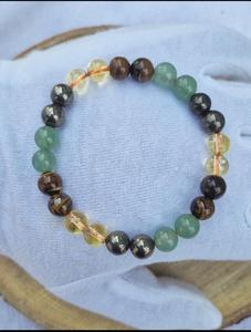 Pulsera Magnética de Piedras Preciosas Naturales de 8 mm Unisex, Certificada por Laboratorio, Ajustable, para Equilibrio del Alma y el Cuerpo, Alta Demanda - Product Image 3