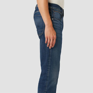 Jeans classiques pour hommes au design élégant et personnalisé, coupe droite, en denim durable et stylé, idéaux pour les tenues décontractées et le travail. - Product Image 5