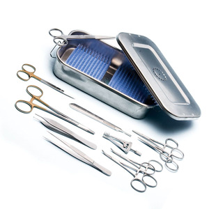 Kit Quirúrgico para Animales Exóticos, Juego de 12 Instrumentos Veterinarios Manuales de Acero Inoxidable, Certificado CE por Java Surgical - Product Image 4