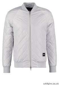 Chaqueta bomber minimalista para hombre, chaqueta con cremallera de color a juego, diseño de aspecto limpio, ropa de moda - Product Image 4