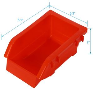 Organizzatore per Scaffalature con Ruote Bloccabili a 90 Pezzi per Negozi, Garage e Contenitori Portautensili Domestici - Product Image 5