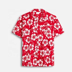 Chemises Hawaïennes de Designer, Imprimées de Haute Qualité, Douces et Agréables pour la Peau, Chemises en Lin à Manches Courtes OEM - Product Image 2