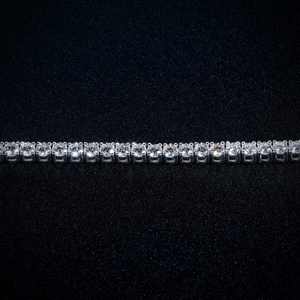 Bijoux Hip Hop de luxe, plaqué or blanc, argent sterling 925, diamant Moissanite VVS, bracelet chaîne tennis serti de diamants pour hommes et femmes - Product Image 3