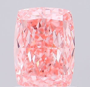 Diamante Cultivado en Laboratorio con Certificación IGI, Corte Cojín Alargado de 1.02 CT, Color Rosa Intenso Fantasía, Claridad VS1, CVD ROYAL GEMS para Joyería - Product Image 1