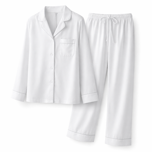 Conjuntos de Pijamas Tejidos de Algodón 100% para Mujer, Primavera/Verano, Venta al Por Mayor - Diseño Personalizado, Proveedor OEM, Directo de Fábrica - Product Image 3
