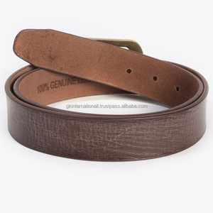 Cinturón informal de cuero hecho a mano más vendido para hombre, cinturón de cuero de vaca con hebilla de latón y accesorios para unisex - Product Image 6