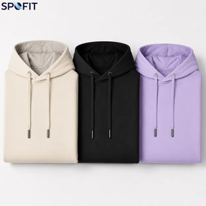 Custom <b>Plain</b> Dyed Pullover <b>Hoodie</b> with Adjustable Drawstring Hood Unisex Fleece Sweatshirt <b>for</b> <b>Men</b> & Women Breathable Wholesale - Product Image 1