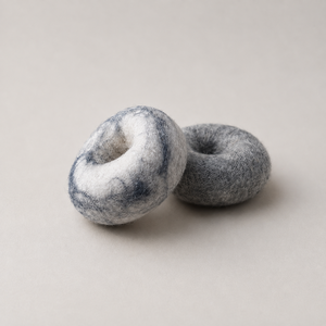 Mahaguthi <b>Craft</b> with Conscience Custom <b>Wool</b> Felting Donut Dough Toy Handmade Educational <b>Craft</b> Toy 3-6 Years Unisex 2.5x6.5cm - Product Image 3