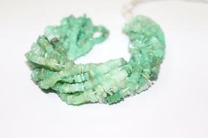 Cuentas de forma cuadrada lisa de crisoprasa de 4-5 MM, hebras lisas de crisoprasa de 16 pulgadas para fabricación de joyas, hebras de 16 pulgadas - Product Image 4